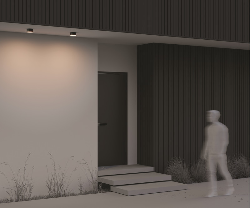 Светильник 12 см, LED 15W, 3000К, Черный Maytoni Zon IP O430CL-L15B3K