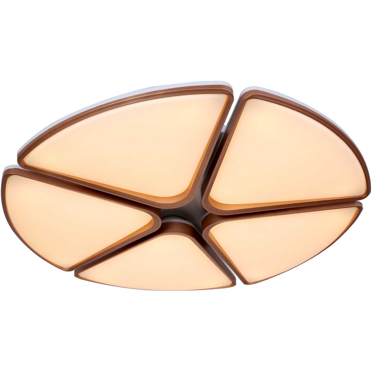 Люстра потолочная светодиодная 65*65*10 см, 5*LED 75W золото Stilfort Holli 2084/03/05C