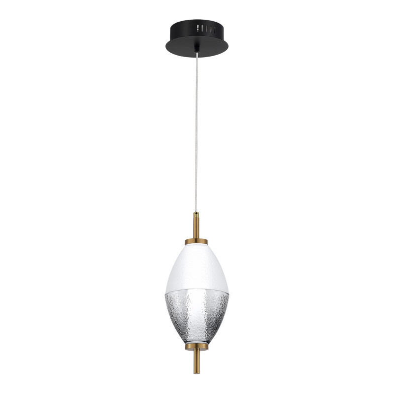 Светильник подвесной ICE 1*LED*8W 3000K ST LUCE SL6130.403.06 черный
