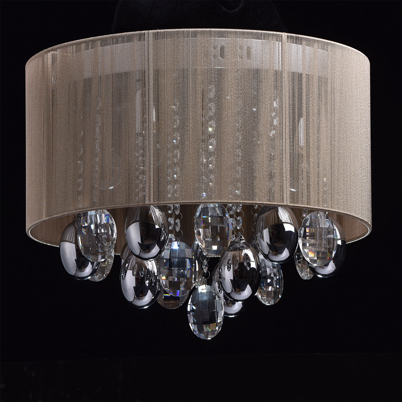 Люстра 40*33 см, 5*E14 серебро/хром MW-Light Жаклин 465011305