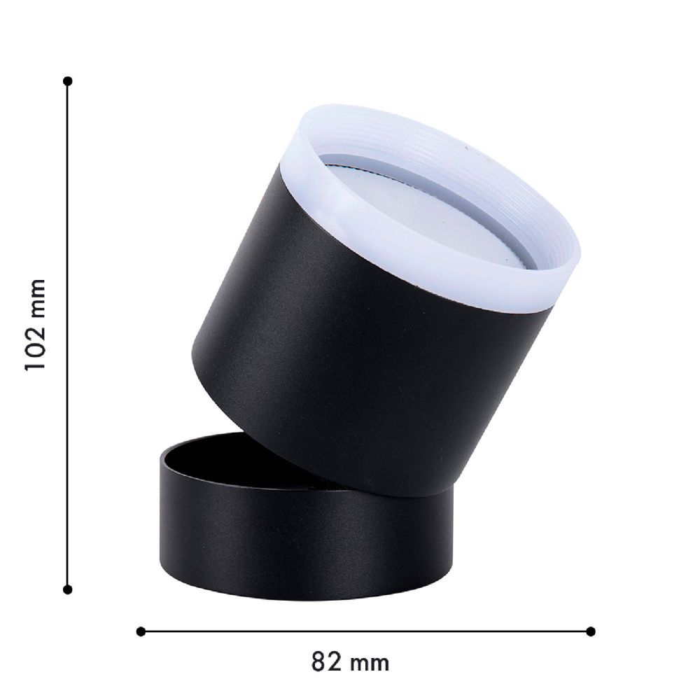 Светильник *8,3*10,2- см, 1*GX53LED*15W, Favourite Dixi 4710-1C, черный
