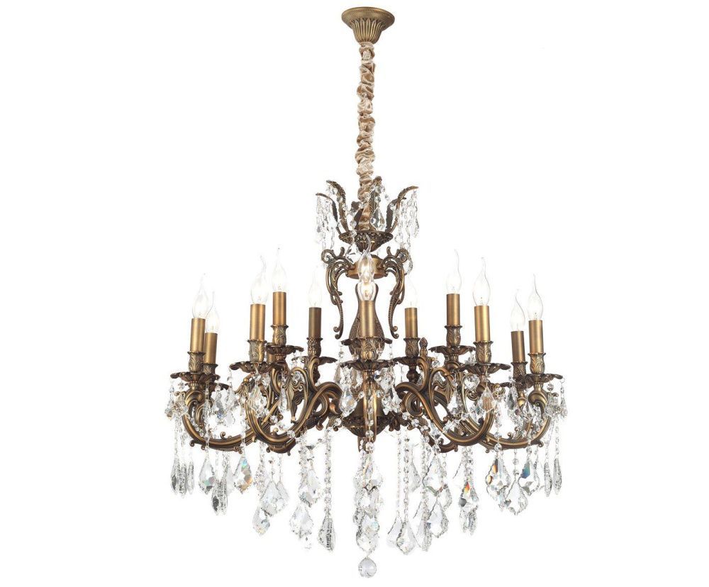 Люстра *86*127 см, 15*E14*60W, Lucia Tucci Barletta BARLETTA 122.10.5 antique, бронзовый