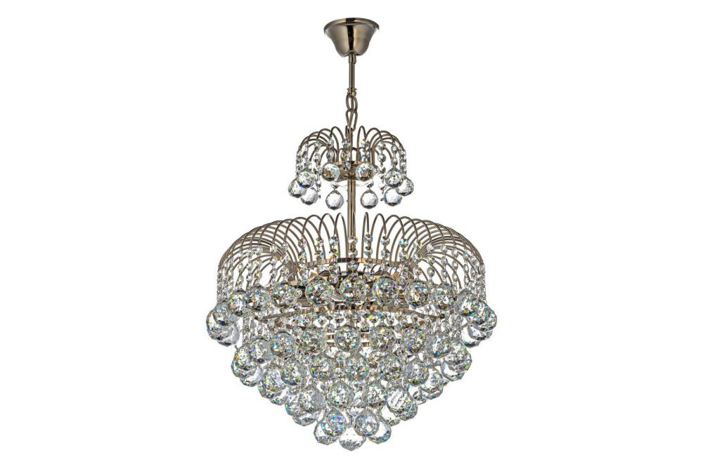 Люстра *48*52 см, 6*E14*40W, Arti Lampadari Bellagio Bellagio E 1.5.50.100 N, Матовый никель