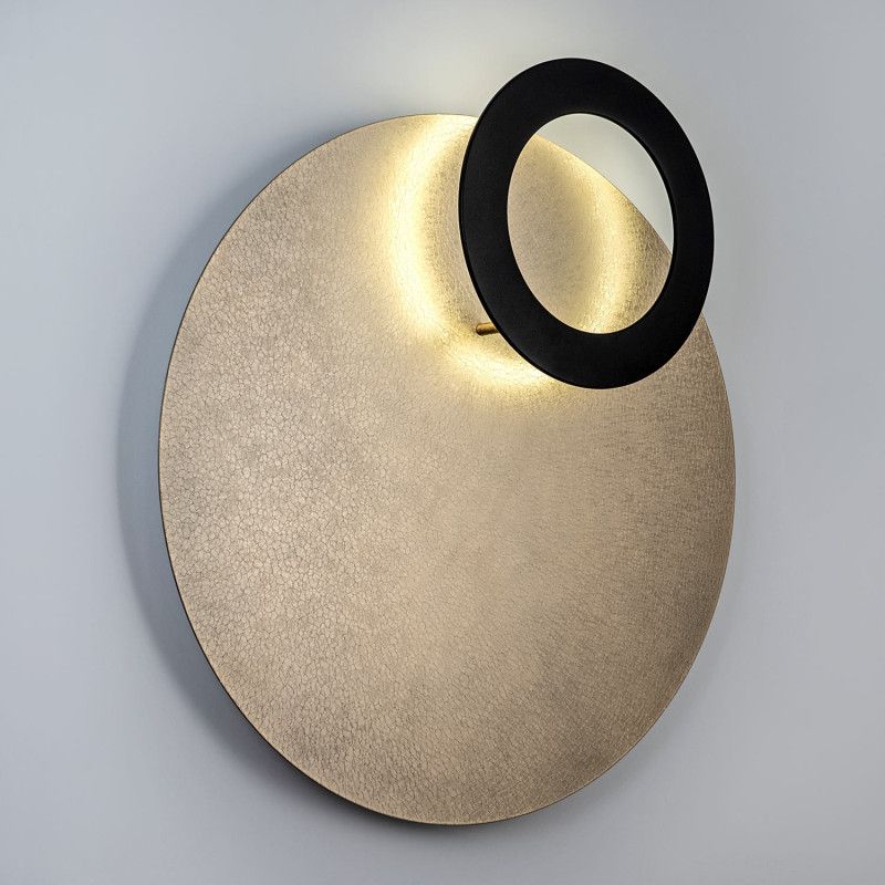 Бра 11x65см, LED, 30Вт, 4200K, Modelux MS.1504.650 Золото, Чёрный