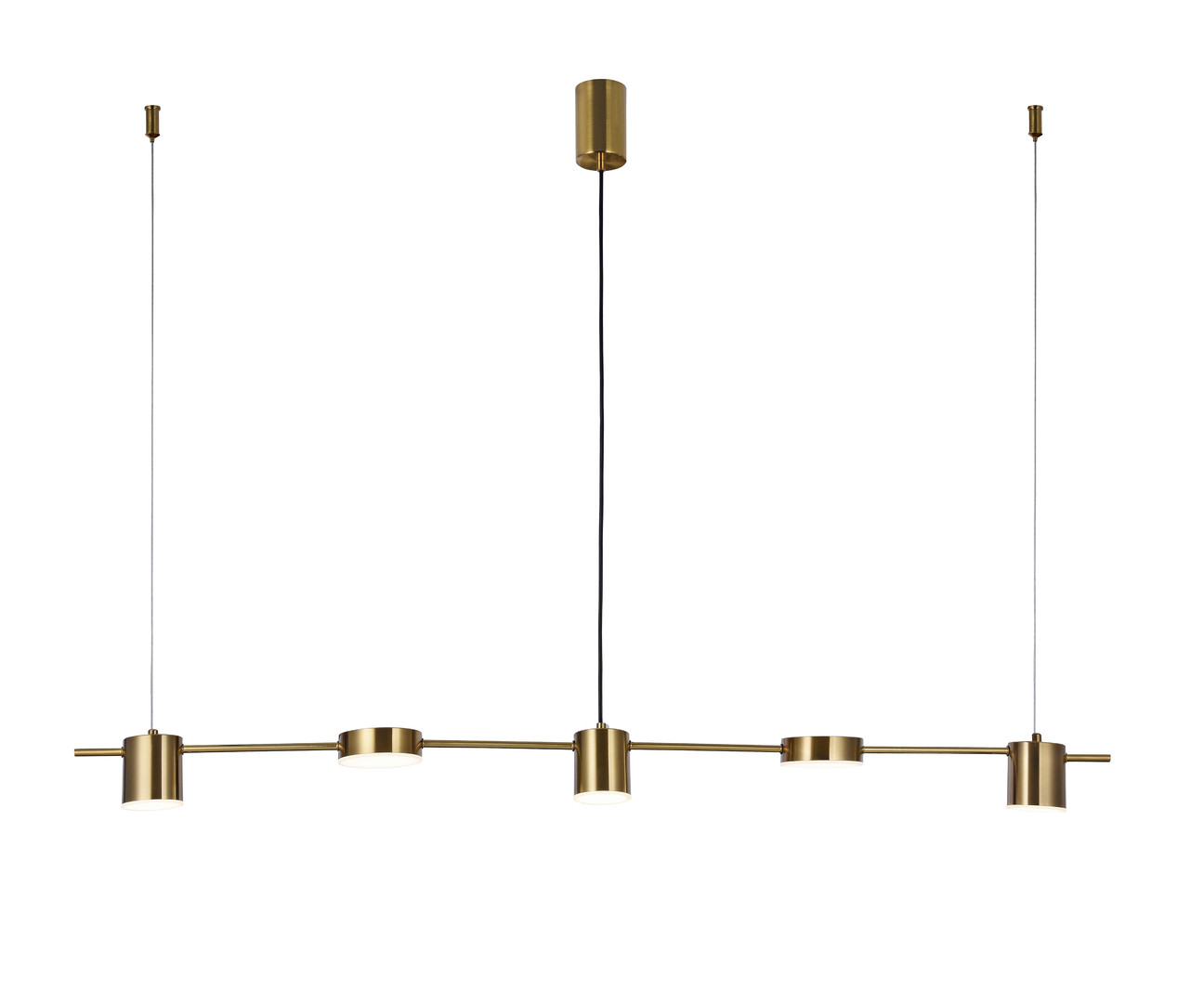 Подвесная светодиодная люстра Kink Light Карин 07624-5,20 30W LED, 4000K, бронза