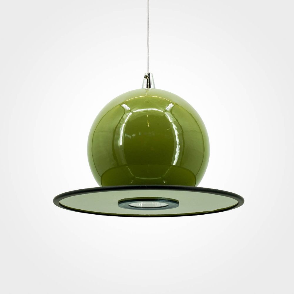 Светильник подвесной *22-200 см, 1*LED*7W, 3000K, Lightera Attabad LE122L-15GR, Зеленый