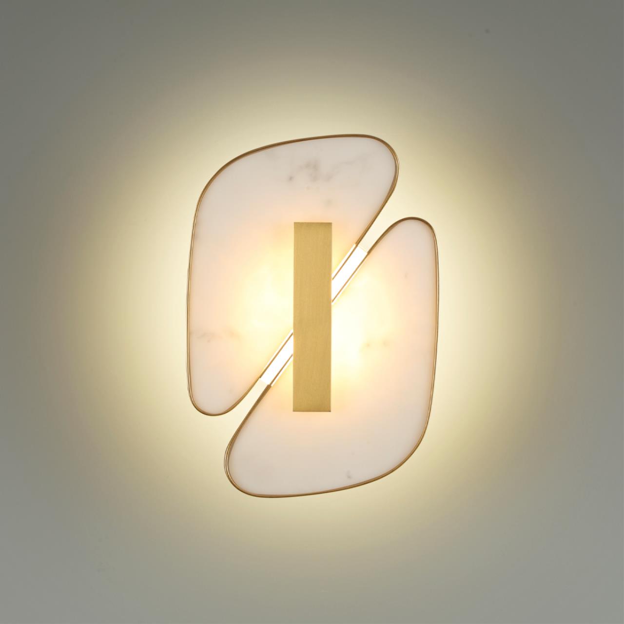 Бра 9*20*28 см, 1 LED*10W, 3000 К, Odeon Light Chiara, античная бронза 6638/10WL