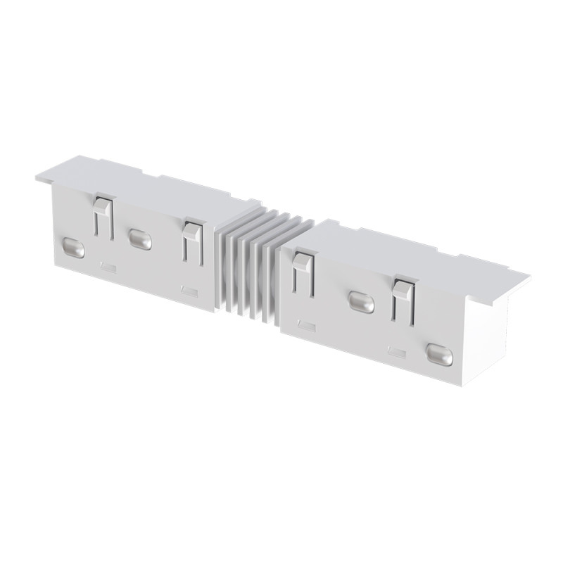 Коннектор для шинопровода 11,2*1,8*1,8 см, белый Arte Lamp Optima A740333