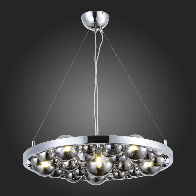 Люстра подвесная 60 см, ST LUCE OLMI SL1510.103.06 Хром