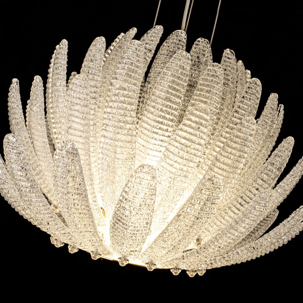 Подвесная люстра 50 см, 60W, 4000K, Modelux ML.9555.500 CP, шампань