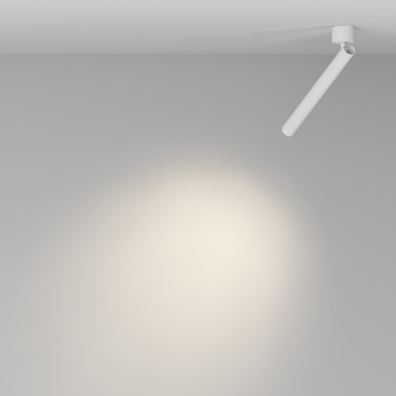 Спот 3*3*34,1 см, LED, 6W, 3000К, Maytoni Technical Focus T C141CL-L300-6W3K-W белый