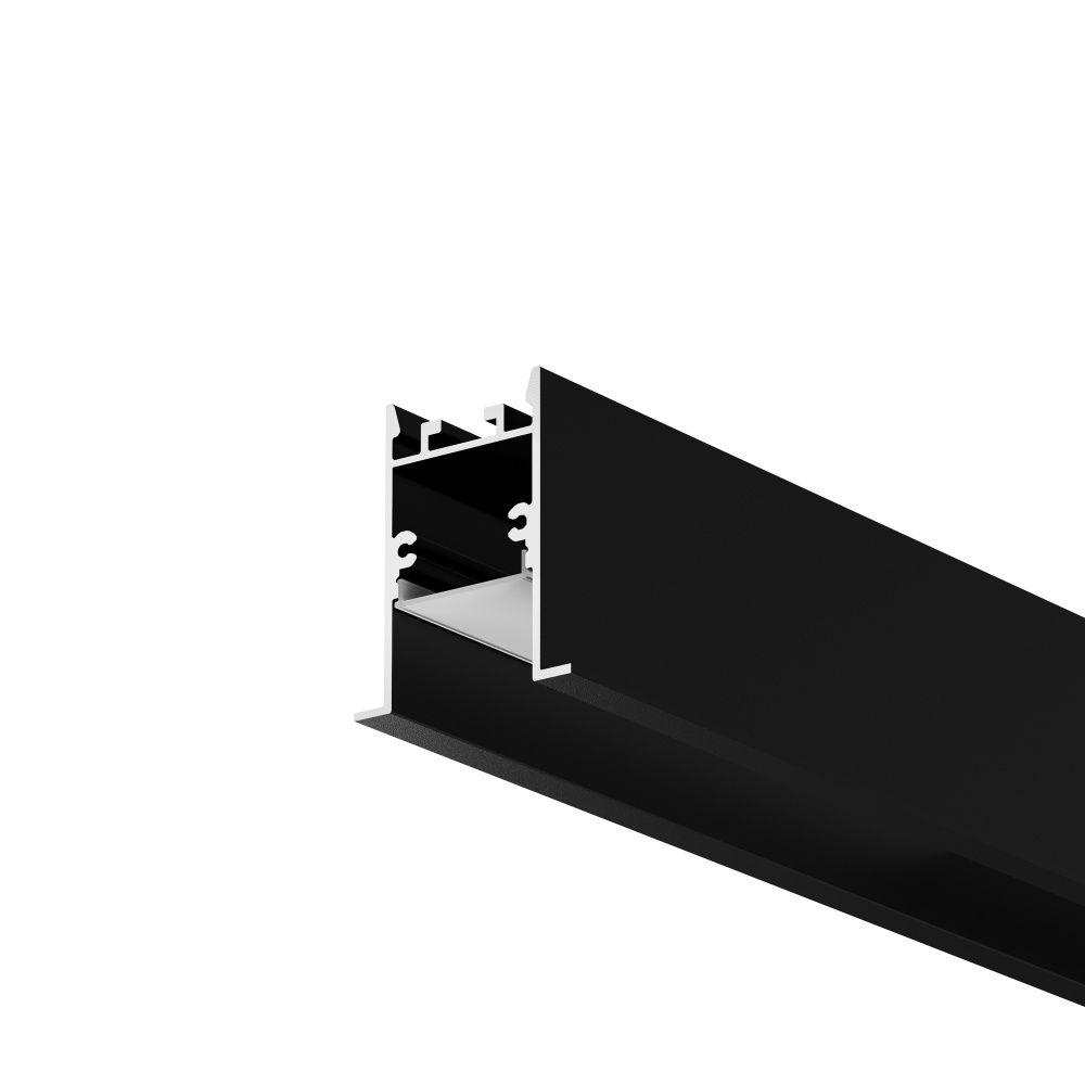 Алюминиевый профиль встраиваемый скрытого монтажа 35x42 (Черный, 2 м), ALM-3542-B-2M 632015, 200*3*4 см, Maytoni  632015, Черный