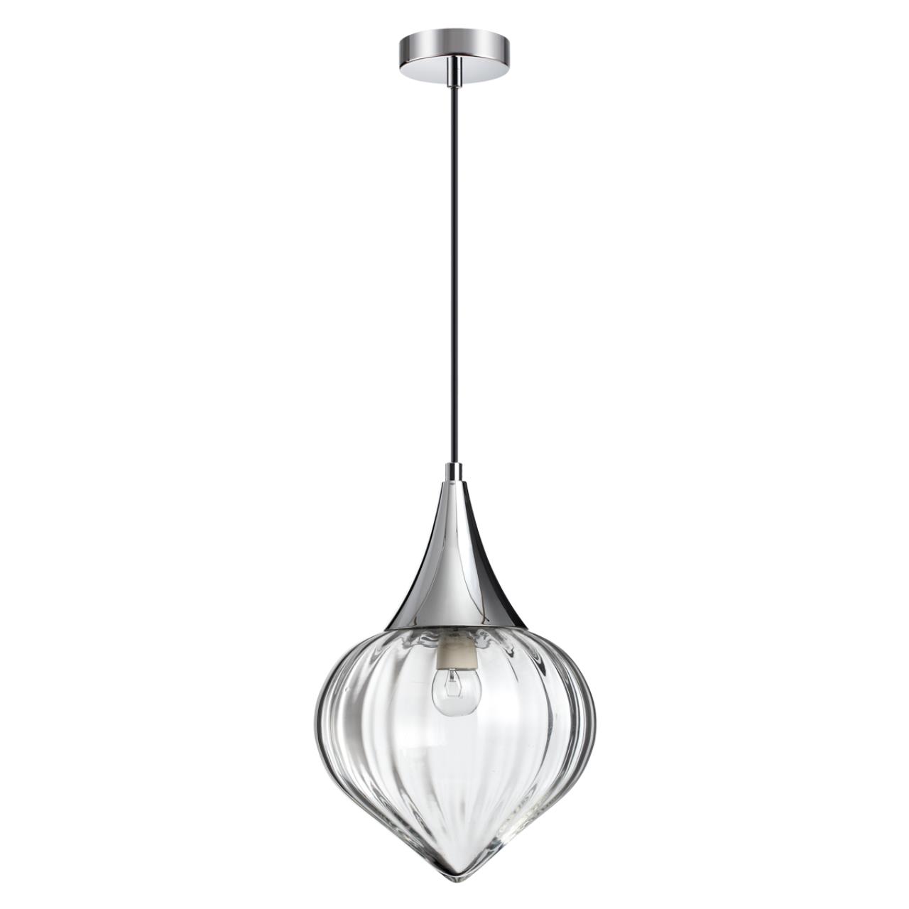 Подвесной светильник диаметр 23 см Odeon Light Kesta 4949/1 Хром