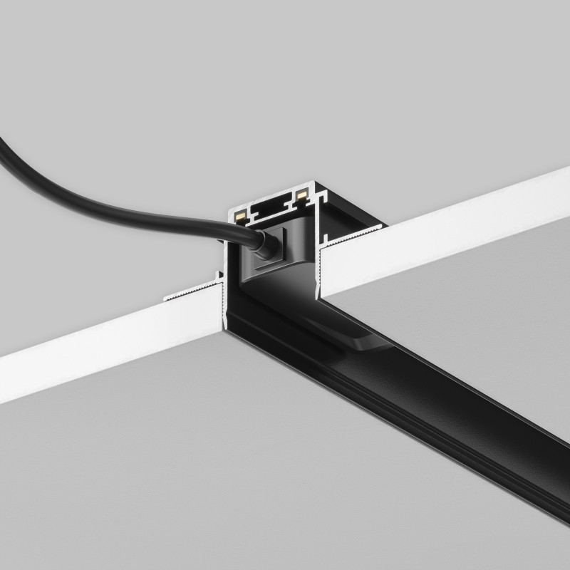 Шинопровод 200 см встраиваемый Maytoni Technical Magnetic track system Radity TRA084MP-12B черный