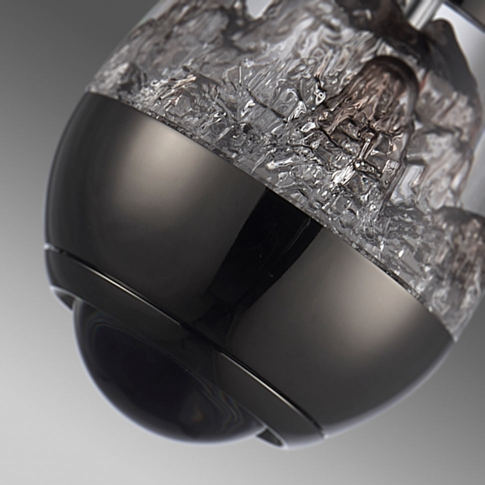 Подвесной светильник 9-150 см, LED*7W, 3000K, iLedex Rocks 8278P-1 PBK, Черный