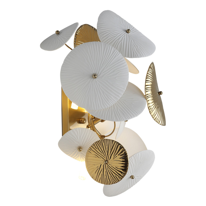 Светильник настенный DAHLIA 3*G9*5W 4000K ST LUCE SL1518.301.03 латунь