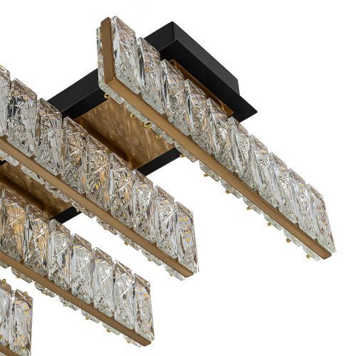 Светильник 49 см, 36W, 3000K, Citilux PALANT CL325252 LED, черный-бронза