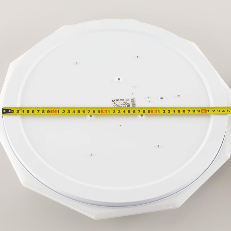 Светильник 48 см, 68W, 3000-5500K с пультом, Citilux Астрон CL733680G, белый