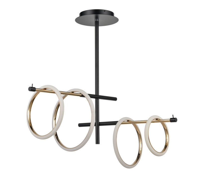 Потолочный светильник  75*70 см, 4*LED черный Vele Luce Bellezza VL7262L04