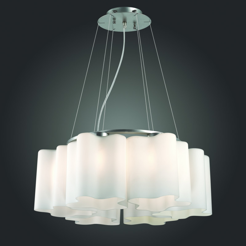 Люстра подвесная 52 см, 360W, ST LUCE ONDE SL116.503.06 Серебристый