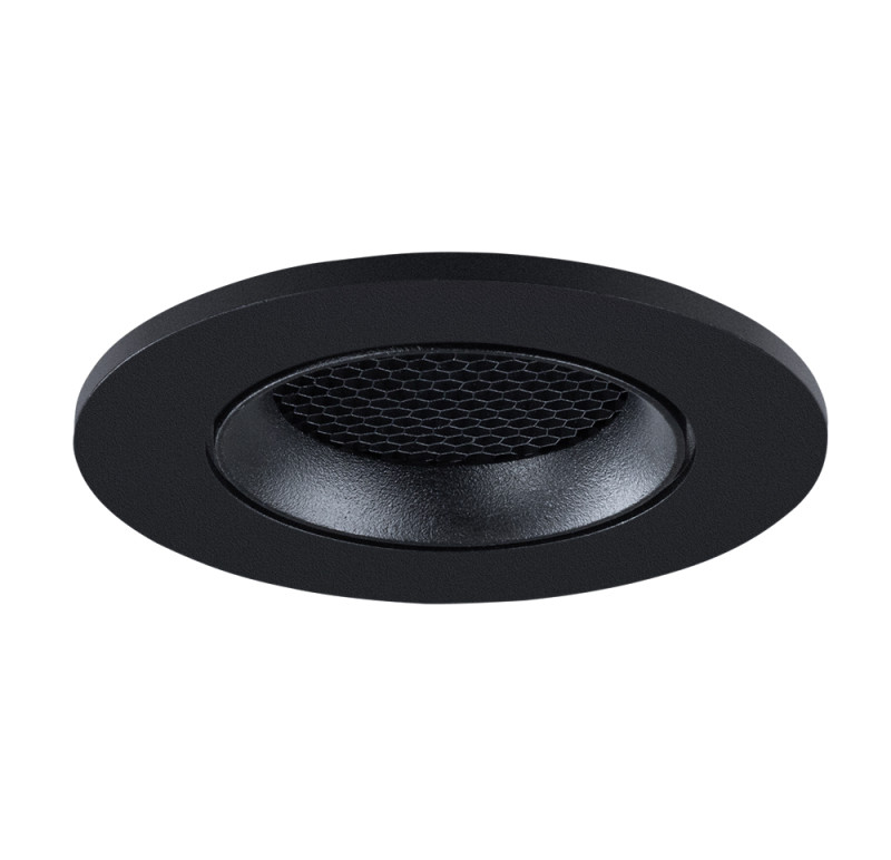 Точечный светильник 8,8*2,5 см, 1 GU10*35W,  К, Arte Lamp Fuji A2865PL-1BK, Черный