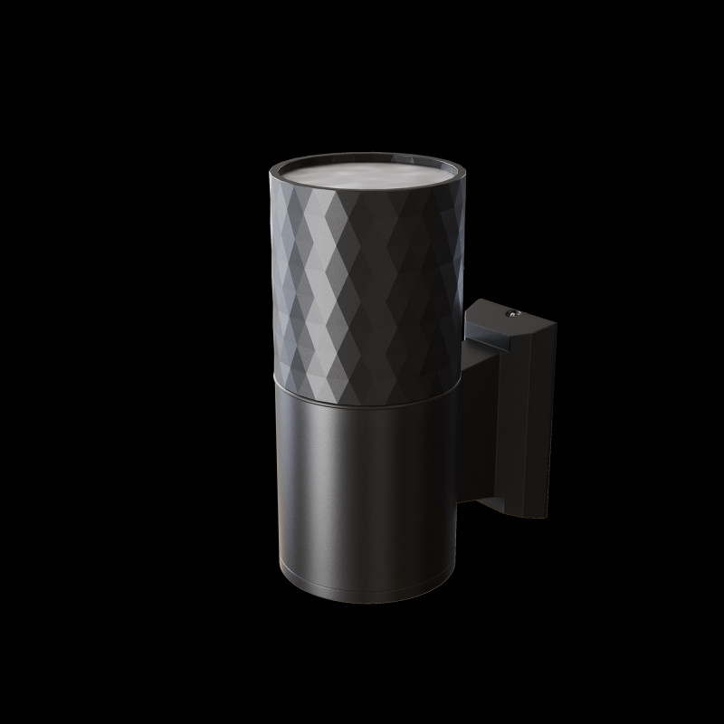 Светильник настенный 6,5*6,5*14,5 см, 1*GU10, 50W, Maytoni Bowery O583WL-01B черный