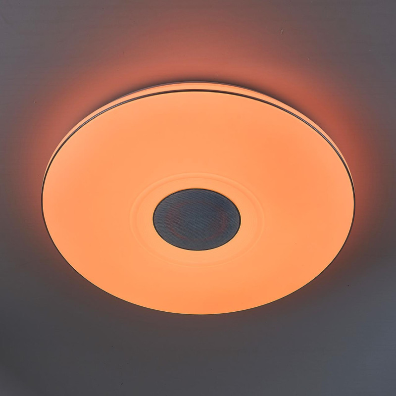 Музыкальный светильник 60*8 см, LED*100 W, 3000-5500 К, Белый Citilux Хром+Белый CL703M101