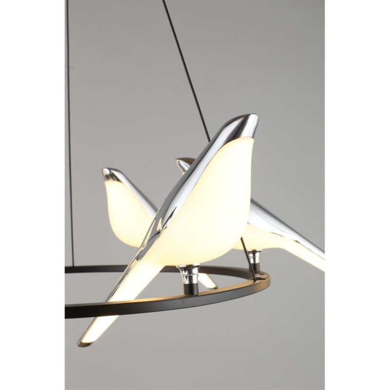 Детская люстра 65*60-300 см, 1*LED, 60W, 3000K, Aployt Astor APL.822.13.60, хром