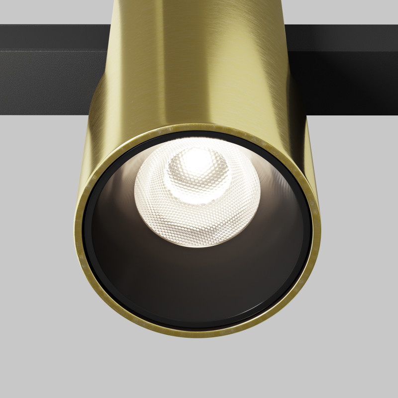 Светильник на шине 5,3*5,3*10,4 см, LED, 7W, 4000К, Maytoni Technical ALFA TR122-2-7W4K-BS латунный