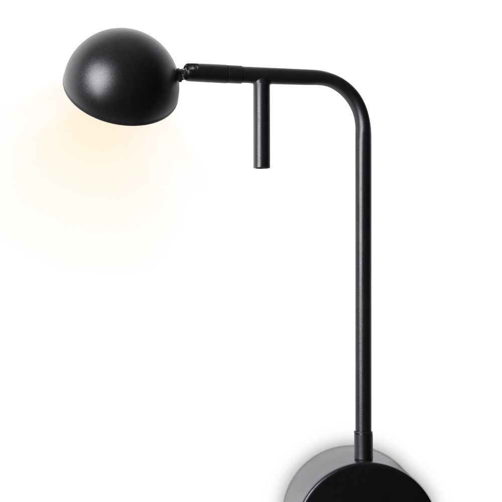 Бра 10,5*26-38 см, LED*5W, 2700K, Freya Piece FR5549WL-L4B, Черный
