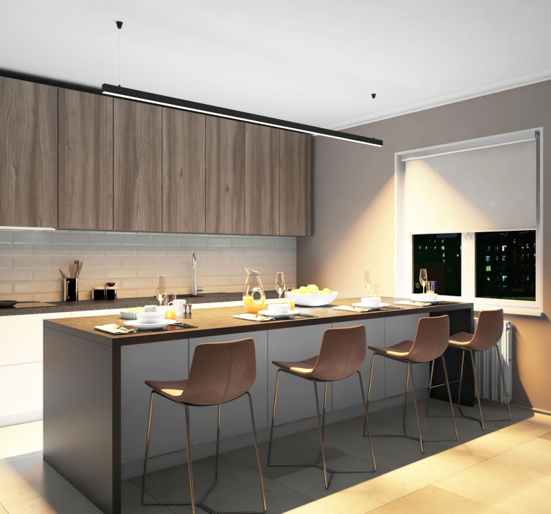 Линейный светильник Denkirs DK9253-BK черный