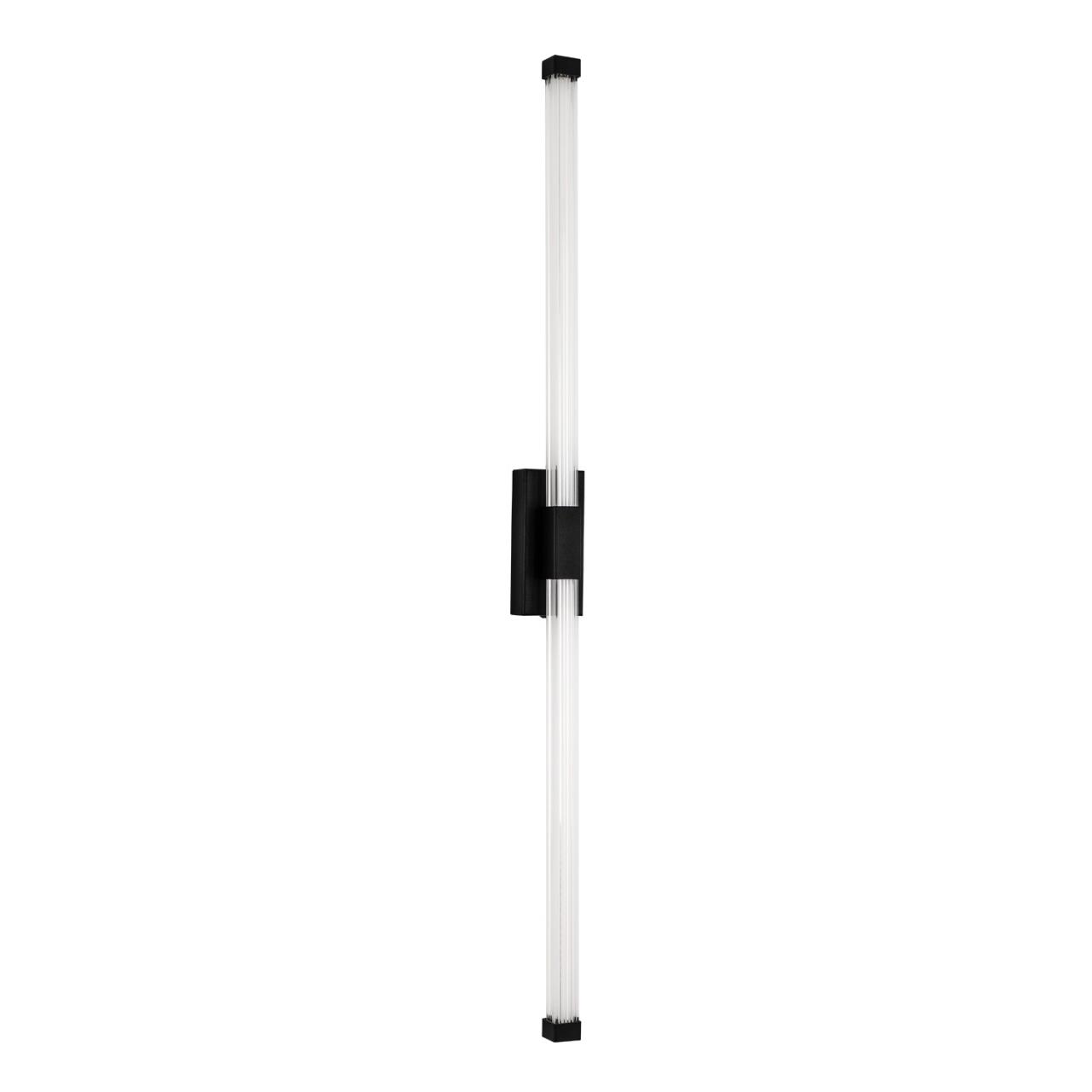 Бра 80*5 см, 7W, 3000К LED4U L2242-800 BK черный матовый