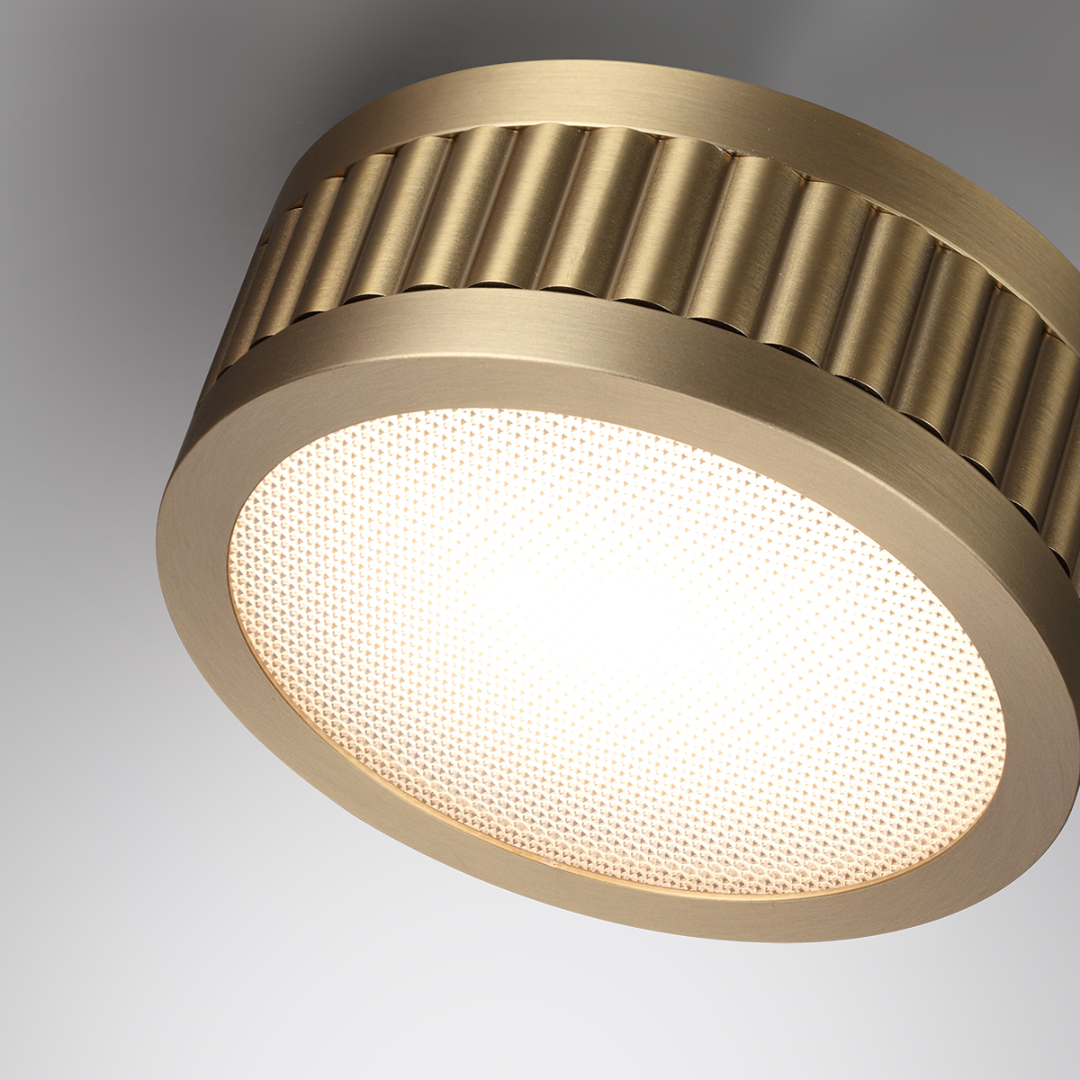 Светильник 9 см, 7W, 3000K, Odeon Light 7013/7CL, латунь