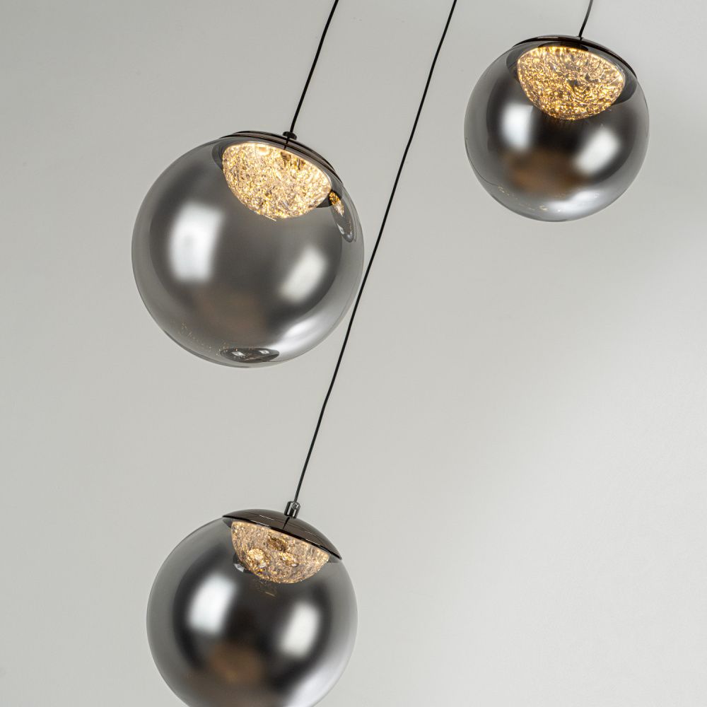 Светильник *30* см, LED*17W, 3000-6000K, Modelux  ML.2338.3R BK, Чёрный