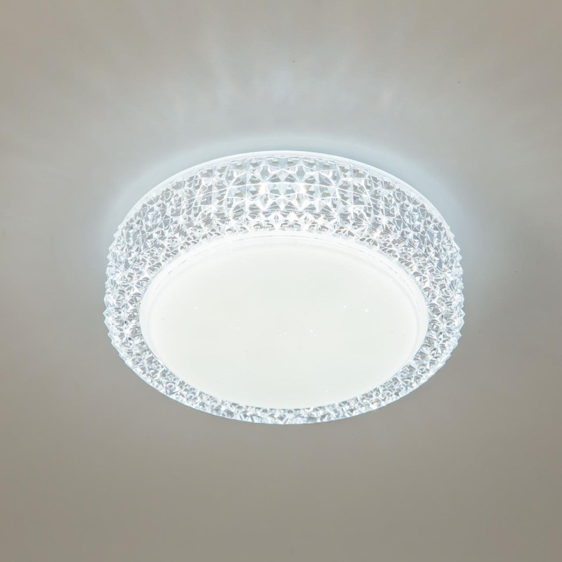 Светильник Citilux Альпина Смарт CL718A12G, 13W LED, 3000-5500K, диаметр 21 см, белый