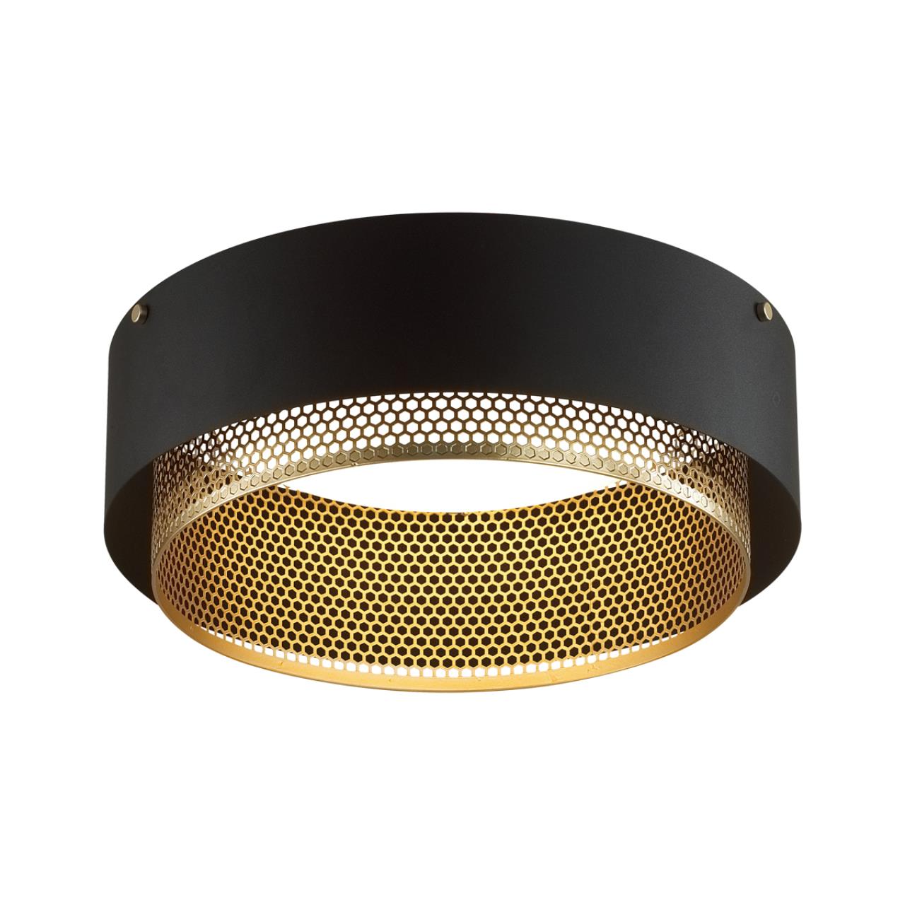 Потолочный светильник *41*15 см, LED 1*48W, 3000-6000 К, Sonex Antey 7692/48L, белый/черный/шампань