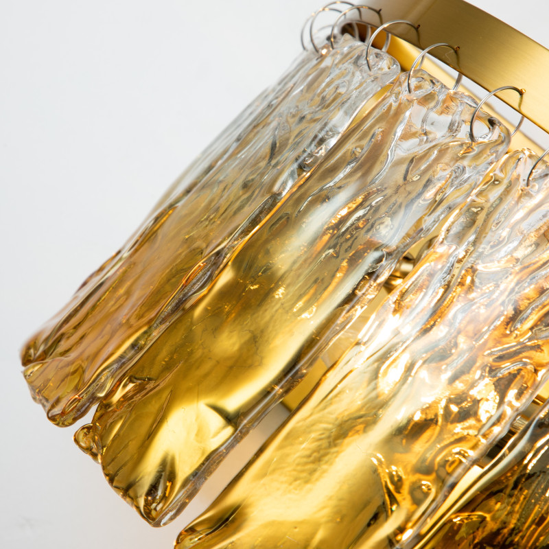 Бра Favourite Midas 3017-2W, D155*W310*H270, золотой латуни стеклянный декор выполнен по муранской технологии с частичным золочением