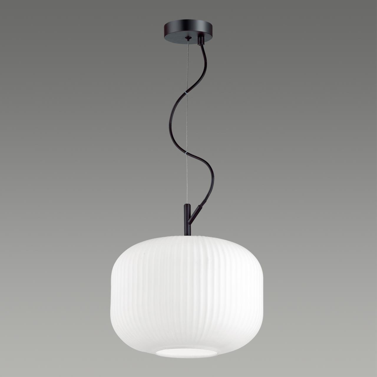 Светильник подвесной Roofi 4754/1 Odeon Light, диаметр 30 см, черный