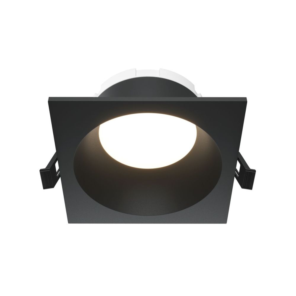 Встраиваемый светильник 11 см, Maytoni Technical Share DL126-GX53-SQ-B, черный