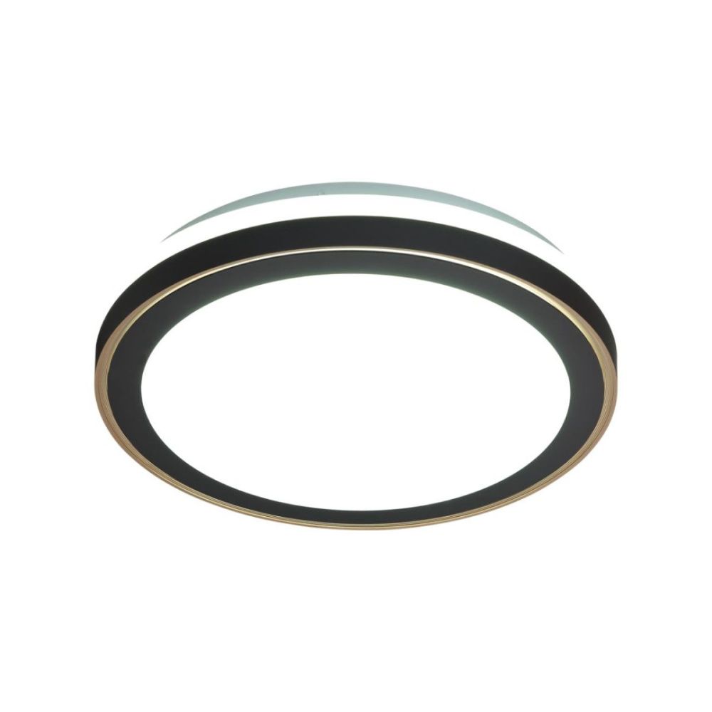 Потолочный светильник 39 см, 48W, 3000-6000K, Sonex Pale Akuna 7620/DLN, черный