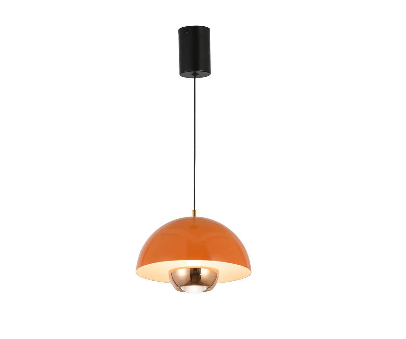Светильник 18 см, 8W, 4000K, Kink Light 07524-18,09, черный-оранжевый