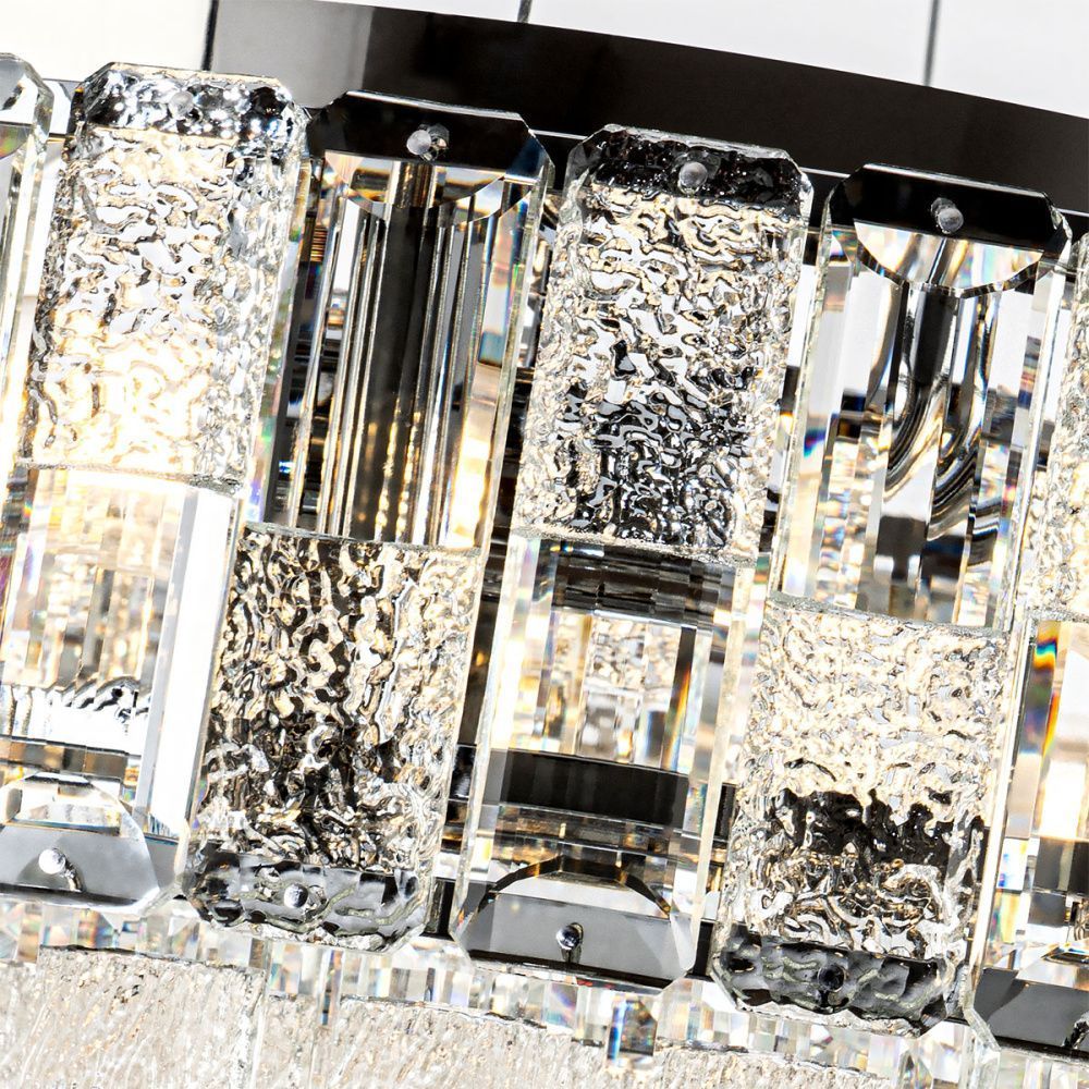 Люстра 50 см, 7*Е14*40W, Modelux  ML.7039.500 CR, Хром