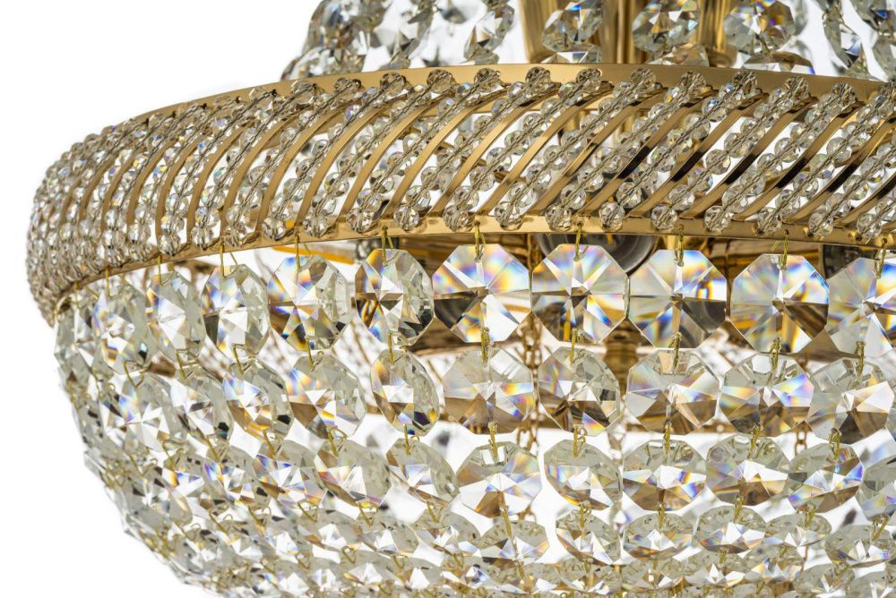 Люстра *60*68 см, 8*E27*60W, Dio D`arte Bari Gold Bari E 1.5.60.100 G, Золото