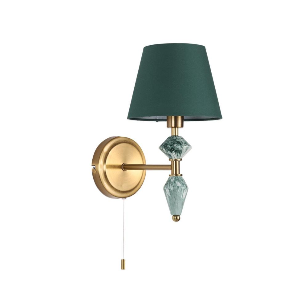 Бра с выключателем *17*37-37 см, 1*E14*40W, Lumion Vermont LUM8275/1W, латунь