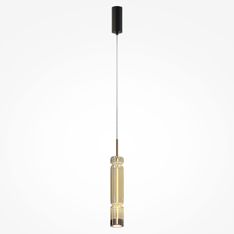 Светильник 8 см, 12W, 3000K, Maytoni MOD272PL-L12BS3K1, латунь