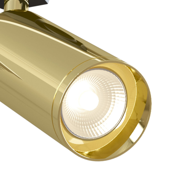 Трековый светильник Maytoni Track TR004-1-GU10-G, золото, GU10, 50W