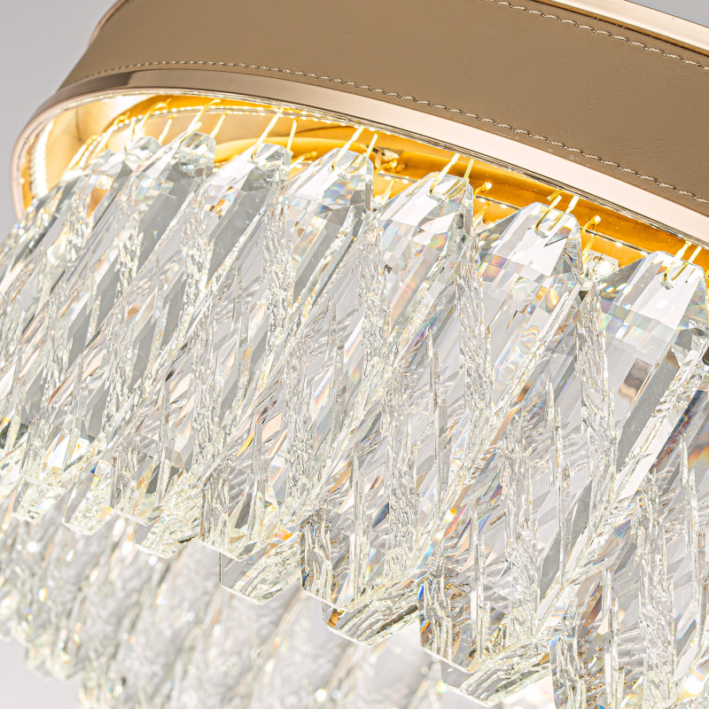 Подвесная люстра 60*116,5 см, 1*LED, 60W, 3000-6000К, Favourite Visconte 4304-6P латунный