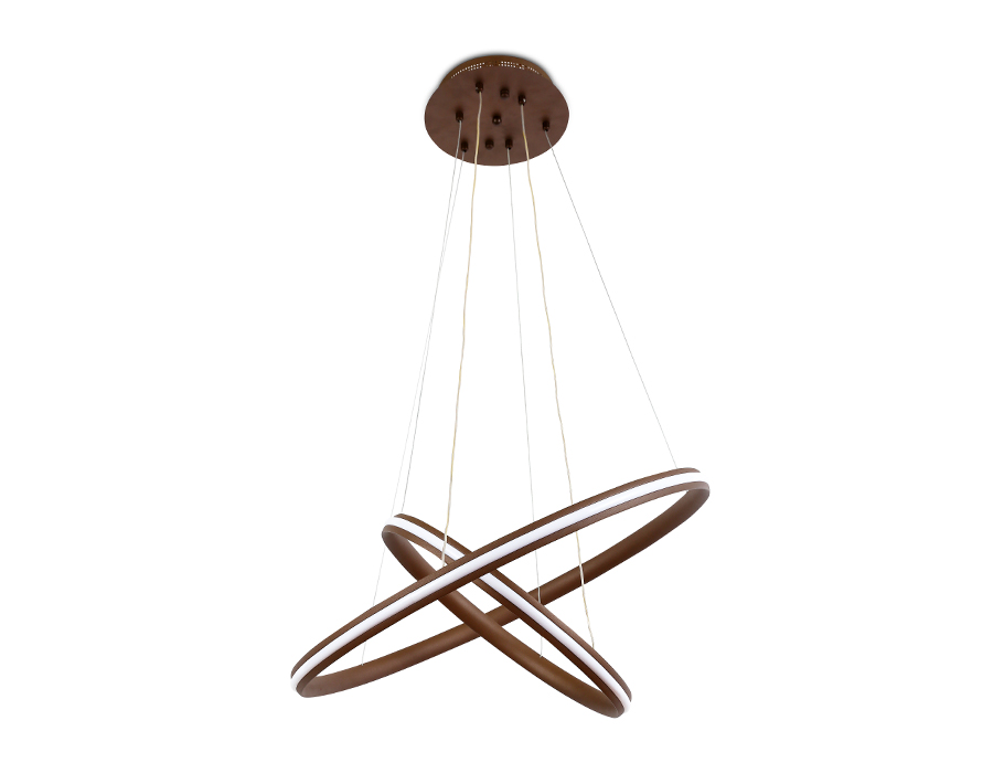 Светильник подвесной 60*110 см, LED 84W, 3000К, кофе Ambrella Comfort Line FL406
