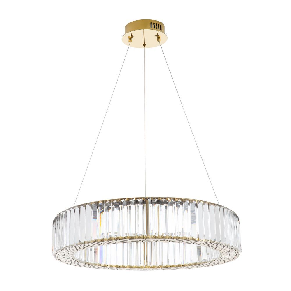 Люстра 60*60*35-120 см, *LED*40W, 4000K, Modestyle  MS.3710.600 BS, Латунь