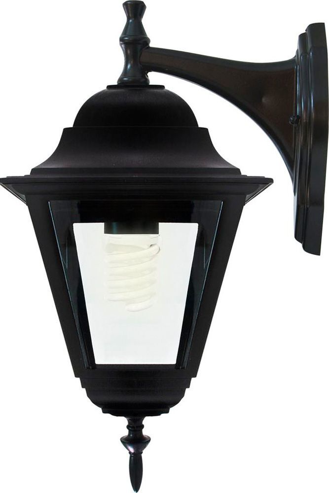 Светильник садово-парковый Feron 4202 40 см четырехгранный на стену, черный